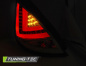 Preview: LED Lightbar Design Rückleuchten für Ford Fiesta MK7 08-12 rot/klar mit LED Blinker